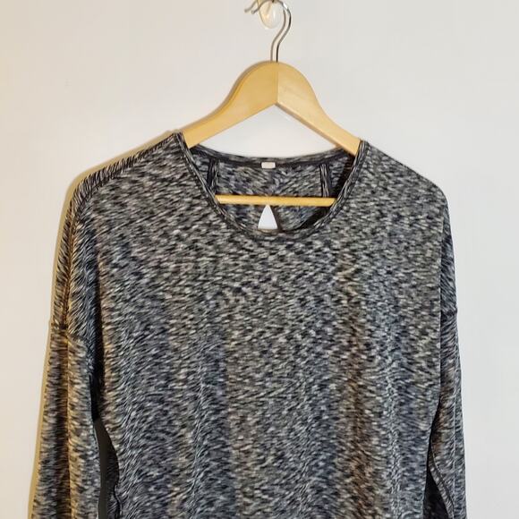 Lululemon Get set long sleeve spaced out space dye open back athletic top - Picture 8 of 8